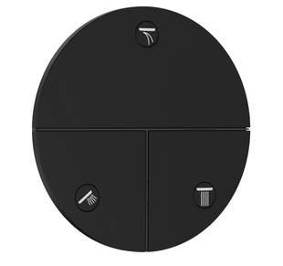 Переключатель Hansgrohe ShowerSelect Comfort S на 3 функции, Matt Black (15558670) 15558670 фото