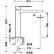 Tres LOFT Baterie lavoar XL Negru 20020303NM foto 2