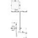 Sistem de dus Tres B-SYSTEM 30725206OP cu baterie de dus rose gold 30725206OP foto 2