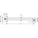 Душевой кронштейн Hansgrohe Pulsify S 24357700 настенный 390 мм матовый белый 24357700 фото 2