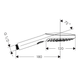 Duș de m&acirc;nă Hansgrohe 26520990 Raindance Select E 120 3jet 26520990 foto 2