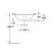 Lavoar Villeroy&Boch O.NOVO 41625001 53x32cm sub blat 41625001 foto 3