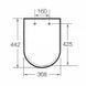Capac WC ROCA A80152200B Inspira Round Soft Close alb 368х442 mm A80152200B foto 2