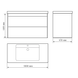 Подвесная тумба с умывальником VILLEROY&BOCH VERITY DESIGN SG-5103+510310R1, 100см, белый матовый SG-5103+510310R1 фото 2