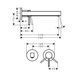 Смеситель для умывальника Hansgrohe Finoris 76050140 шлифованная бронза 76050140 фото 2