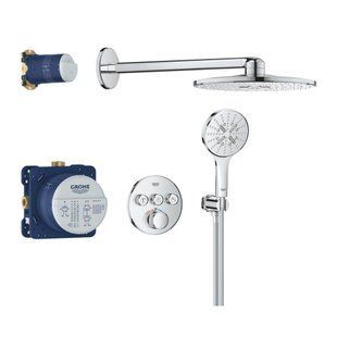 Grohe Grohtherm SmartControl sistem de duș ascuns cu 3 ieșiri și termostat, crom (34863000) 34863000 foto