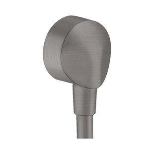 Шланговое подсоединение Hansgrohe Fixfit E без обратного клапана, Brushed Black (27454340) 27454340 фото