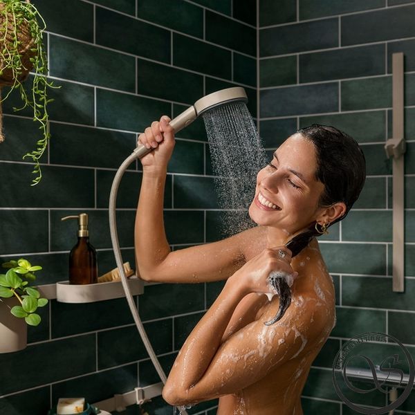 Furtun de duș Hansgrohe Designflex Planet Edition 1,25 m, Nisip (28221210) 28221210 foto