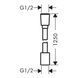 Furtun de duș Hansgrohe Designflex Planet Edition 1,25 m, Nisip (28221210) 28221210 foto 2