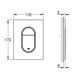 Placa de comanda GROHE ARENA 37624P00 Cosmopolitan crom mat 37624P00 foto 2