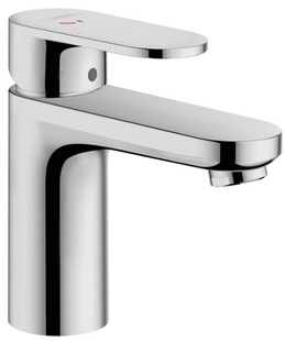 Смеситель 100 hansgrohe Vernis Blend CoolStart для раковины с сливным гарнитуром, хром 71584000 71585000 фото