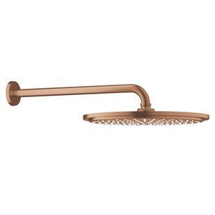 Pălărie duș Grohe Rainshower 26066DL0 Cosmopolitan cu braț Brushed Warm Sunset 31 cm 26066DL0 foto