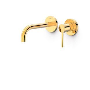 Tres STUDY EXCLUSIVE Baterie lavoar din perete Gold 24K 26230001OR foto