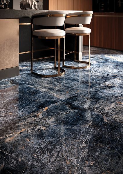 Плитка Ricchetti Cisa Golden Pure Sodalite Lux 59.6x119.2 см 0592279 592279 фото