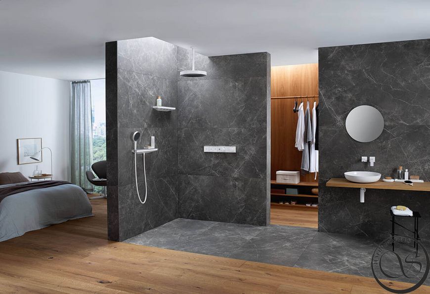 Верхний душ, Hansgrohe Rainfinity 360 1jet, Black Matt (26231670) 26231670 фото