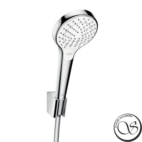 Set de duș multifuncțional Hansgrohe Croma Select S, alb/crom (26560400) 26560400 foto
