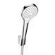 Set de duș multifuncțional Hansgrohe Croma Select S, alb/crom (26560400) 26560400 foto 5