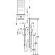 Set dus Tres SHOWER TECHNOLOGY 9286307 cu control electronic cromat 9286307 foto 2