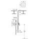 Sistem de dus cu baterie ascunsa pentru dus Tres LOFT crom 20018080 20018080 foto 2