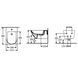 Bideu suspendat VILLEROY & BOCH SUBWAY 3.0 44700001 alb 560x375x275 mm 44700001 foto 2