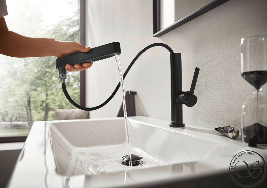 Смеситель для умывальника Hansgrohe Finoris 76063000 со сливным гарнитуром, хром 76063000 фото