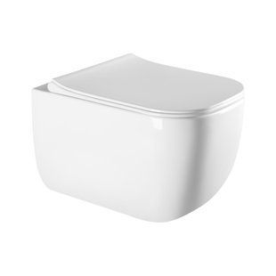 WC suspendat VOLLE MEKKO 1349.01000 rimless scaun duroplast 360x500x350 mm 1349.01000 foto