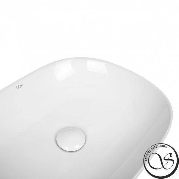 Раковина-чаша Qtap QT21112185W Aquarius 465x375x115 White с донным клапаном QT21112185W фото