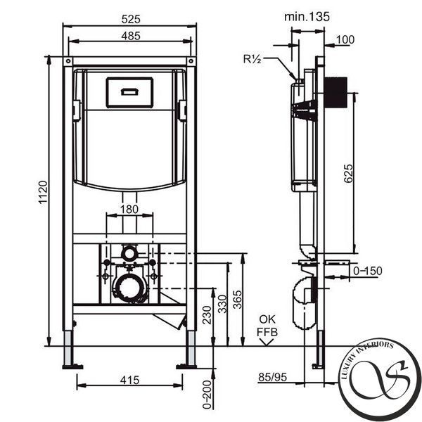Set VILLEROY & BOCH instalatie VICONNECT + toaleta suspendata Subway 3.0 92246100+4670TS01 92246100+4670TS01 foto