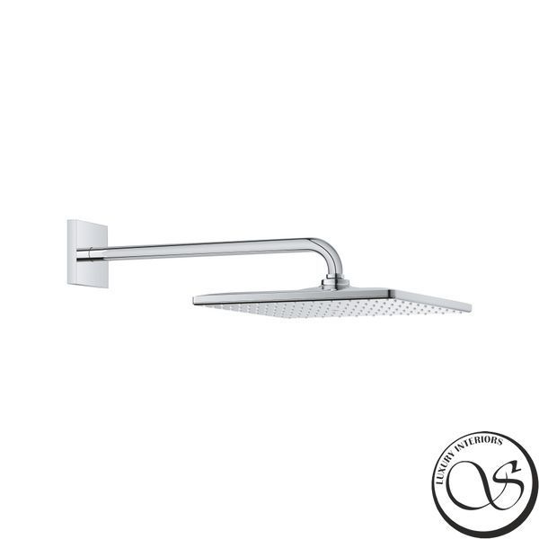 Pălărie duș Grohe Rainshower 26564000 Mono Cube cu braț 31x31 cm 26564000 foto