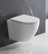 WC suspendat OMNIRES Ottawa OTTAWACSPMWBP Silent Power&trade; cu capac, 54x37cm OTTAWACSPMWBP foto 1