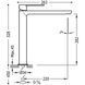 Tres LOFT Смеситель для умывальника XL Черный-хром 20020305NE фото 2