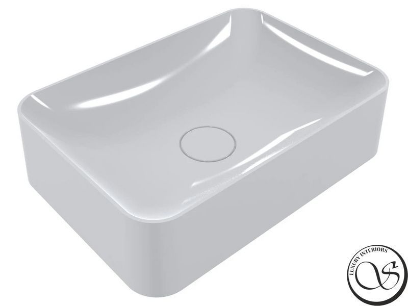 Lavoar Miraggio DEBORA Miramarble 50x13x35 cm blat alb lucios DEBORA Matt foto