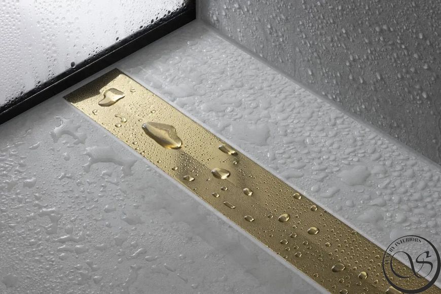 Внешняя часть слива Hansgrohe 56045990 для душа 900 мм RainDrain Flex золото 56045990 фото