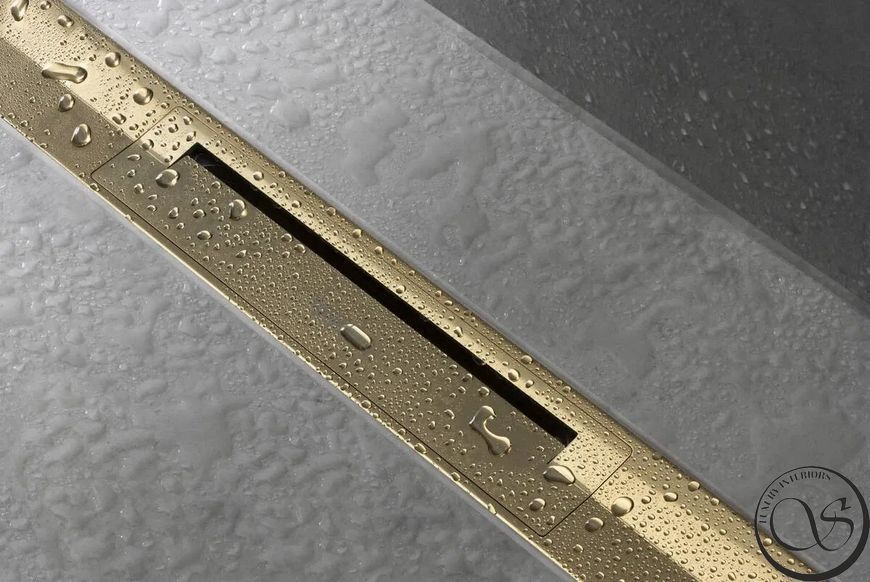 Внешняя часть слива Hansgrohe 56045990 для душа 900 мм RainDrain Flex золото 56045990 фото