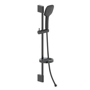 Set de duș VOLLE CASCADA 1586.170604 B55, cap de duș 100*247mm, 3 moduri, tijă 72 cm, furtun PVC 150 cm, săpunieră, de la noche 1586.170604 foto