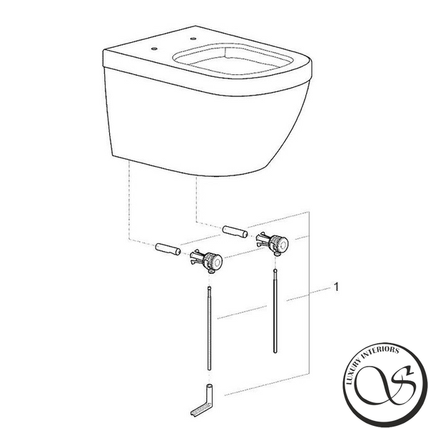 Инсталляция для унитаза Grohe RAPID SL 3в1 с унитазом GROHE Euro Ceramic 38772001+39328000 фото