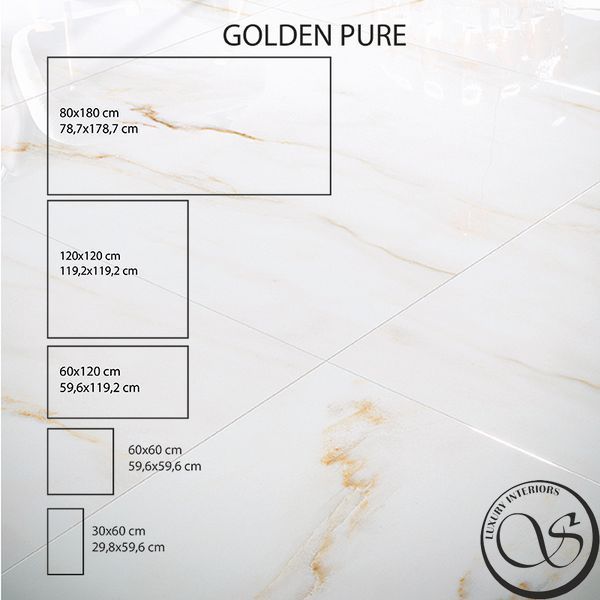 Плитка Ricchetti Cisa Golden Pure Macchia Vecchia 60x120 см 0592438 592438 фото