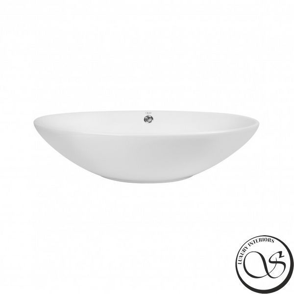 Chiuvetă cu bol Qtap QT06113077W Dove 625x415x150 Alb cu supapă inferioară QT06113077W foto