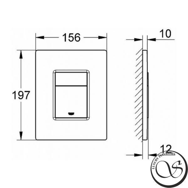 Buton de scurgere GROHE Even 38966KFO Black 38966KFO foto