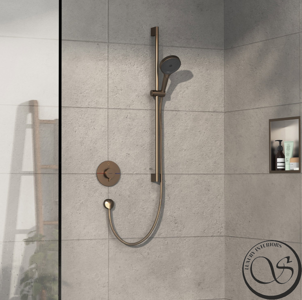 Термостат скрытого монтажа Hansgrohe ShowerSelect Comfort S на 1 функцию, Brushed Bronze (15553140) 15553140 фото