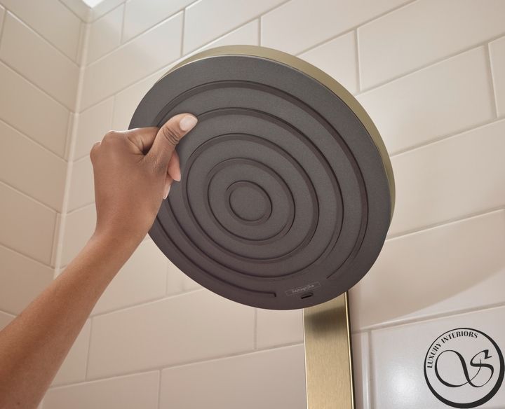 Baterie de duș Hansgrohe Pulsify 260 2jet 400 EcoSmart, bronz periat (24241140) 24241140 foto