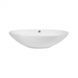 Chiuvetă cu bol Qtap QT06113077W Dove 625x415x150 Alb cu supapă inferioară QT06113077W foto 3