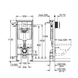 Инсталляция для унитаза Grohe RAPID SL 3в1 с унитазом GROHE Euro Ceramic 38772001+39328000 фото 3