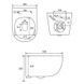 Kit instalare WC GROHE RAPID SL + clapetă de acționare GROHE COSMO + WC suspendat VOLLE TOLEDO 38840000+38732000+1347.001000 38840000+38732000+1347.001000 foto 6