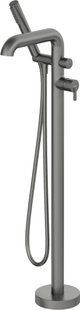 Смеситель для ванны DEANTE SILIA BQS_D17M отдельностоящий с душевым набором titanium BQS_D17M фото
