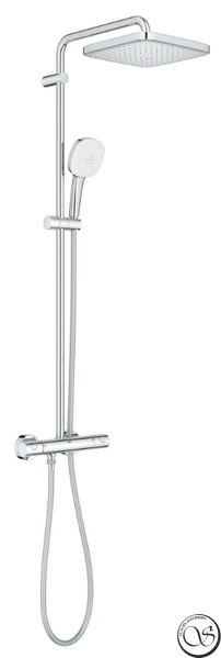 Sistem de dus Grohe Tempesta 26689001 System 250 Cube cu termostat pentru montare pe perete 26689001 foto