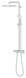 Sistem de dus Grohe Tempesta 26689001 System 250 Cube cu termostat pentru montare pe perete 26689001 foto 3