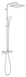 Sistem de dus Grohe Tempesta 26689001 System 250 Cube cu termostat pentru montare pe perete 26689001 foto 2