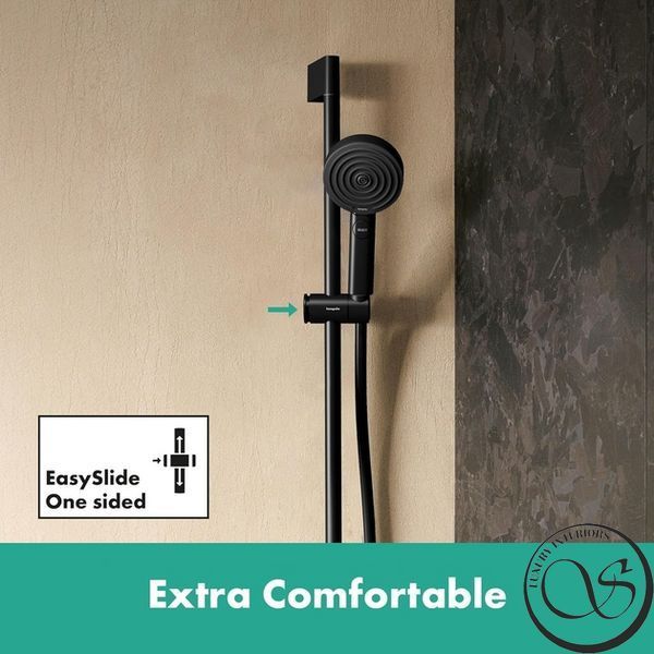 Душевая штанга Hansgrohe Pulsify S 90 см со шлангом 160 см, Matt Black (24401670) 24401670 фото