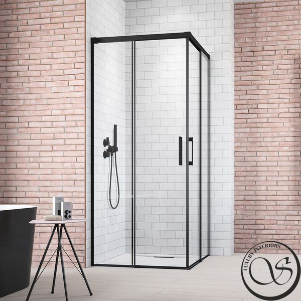 Cabina de dus Radaway IDEA BLACK KDD 387065-54-01L + 387065-54-01R 387065-54-01L + 387065-54-01R foto